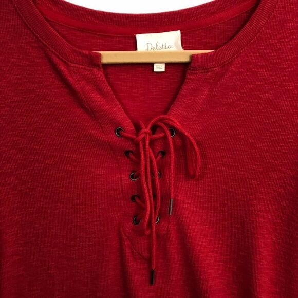 Anthropologie | Deletta orange top, medium - Picture 3 of 6